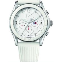 Tommy Hilfiger - Ladies Quartz With White Analogue Dial Watch - 1780968