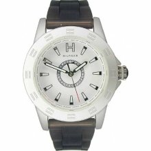 Tommy Hilfiger Semi-transparent Silicone White Dial Women's watch