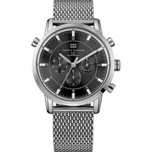 Tommy Hilfiger Watch, Mens Stainless Steel Mesh Bracelet 44mm 1790877