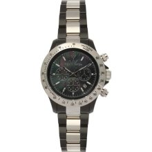 Toy Watch Heavy Metal Plasteramic Silver Chrono Black 11207-SL