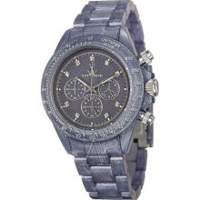 Toy Watch Pearlized Plasteramic - Indigo Chronograph Unisex watch #FLP18IN