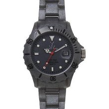 Toy Watch Plasteramic Pearilzed Gunmetal Watch FLP03GU