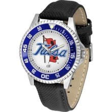 Tulsa Golden Hurricane NCAA Mens Leather Wrist Watch ...