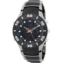 U.s. Polo Assn. Men's Us8163exl Analog Digital Dial Extra Long Gun Metal