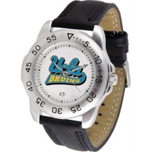 UCLA Bruins Mens Leather Sports Watch