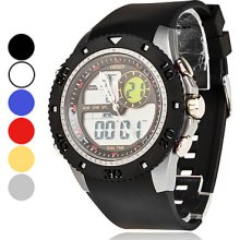 Unisex Plastic Analog - Automatic Digital Wrist Watch (Assorted Colors)