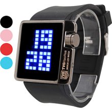 Unisex Silicone Digital LED Watch Wrist (Assorted Colors)