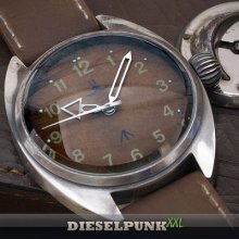 Us Pilot Dieselpunk Steampunk Xxl Aviator's Watch Japan Quartz Movement Ã˜48mm