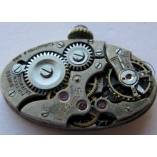 Used Vintage Swiss Oval Watch Movement 15 Jewels 2 Adj.