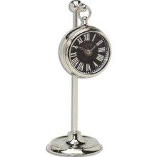 Uttermost - Pocket Watch Nickel Marchant Laminated Clock - 06070 / 06071