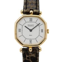 Van Cleef & Arpels La Collection 18K Gold Watch 8/10 Condition