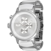 Vestal Mens Metronome Chronograph Stainless Watch - Silver Bracel ...