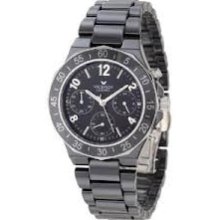 Viceroy Women's 47600-55 Black Ceramic Chronograph Watch