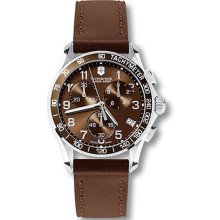 Victorinox Swiss Army Chrono Classic wrist watches: Classic Brown Chro