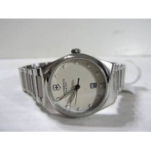 Victorinox Swiss Army Eggshell Dial Stainless Steel Womens Watch 241513