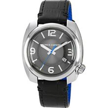 Vince Camuto Men's Black Leather Watch Men's