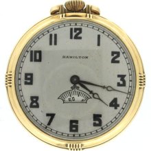 Vintage Gold Filled HAMILTON #912 Pocket Watch with Rotating Sub Dial