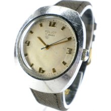 Vintage Men's Poljot mechanical watch from Soviet/Ussr