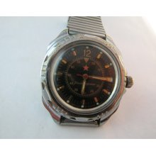 Vintage watch Vostok Komandirskie.Russian mens Russian watch production of the Russia 90-s