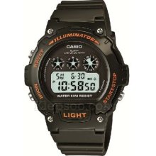 W-214HC-3AV W214HC Casio Alarm Chronograph Digital Sports Watch