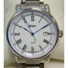 W/ Tags Mens Belair Mecaline Eta Automatic Watch M8100 Sapphire Crystal 25j