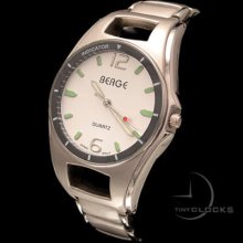 Watches, Stylish Berge Metal Face Men's Chunky Watch