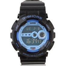 Waterproof Sports Automatic Watch Night with Light - Blue
