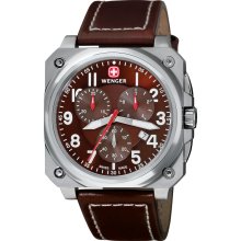 Wenger Men's Swiss Military AeroGraph Cockpit Chronograph Watch ...