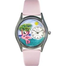 Whimsical Watches Women's S0150010 Flamingo Pink Leather