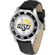 Wichita State Shockers WSU NCAA Mens Leather Wrist Watch ...