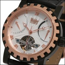 Wohler Marx Mens 38j Automatic Luxury Watch Champagne