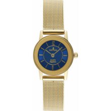 Women Sartego SVR663 Seville Ultra Thin Gold Tone Dress Blue Dial