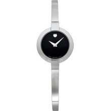 Women's Bela Womens Stainless Steel Black Dial