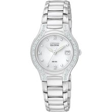 Womens Citizen Eco-Drive Modena Watch with Diamonds in Stainless ...