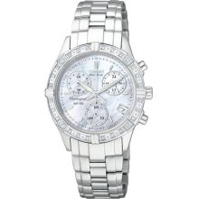Womens Citizen Eco Drive Miramar Watch with Diamonds in Stainless Steel (FB1180-56D)