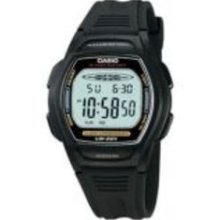 Women's Illuminator Digital Watch With Black Resin Band Mineral