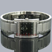 Womens Techno Master Watches Ladies Diamond Watch .40ct