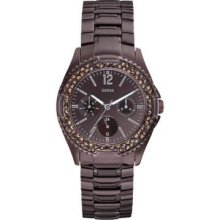 Wrist Watch By Guess Brown Plated Woman Mod. W15531l1