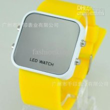 10 Pc Lot Fashion Mirror Screen Watch Digital Wrist Watch Chiristmas