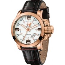 1319.44 Metal CH Mens Initial Gold Brown Watch