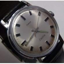 1969 Timex Men's Silver Electric Watch w/ Strap