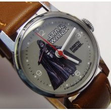 1977 Bradley Star Wars Darth Wader Swiss Made Walt Disney Production Watch