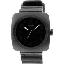 $225 Men's Nixon Volta Solar Power Water Resistant Black Watch Fathers Day Gift