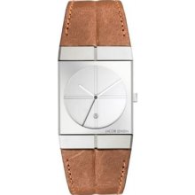 233 Jacob Jensen Mens Icon Brown Watch