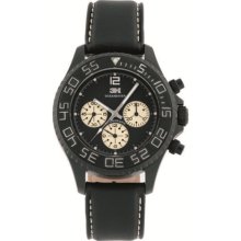 3H Women's Tintangraph Titanium Black PVD Chronograph Interchangeable