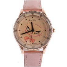 7 Colors Leather Wrist Girl's Lady Quartz Sport Casual Fashion Watch