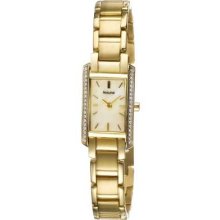 Accurist Ladies Gold Stone Set Bracelet LB1384p Watch