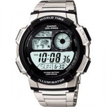 AE1000WD AE-1000WD-1AV Casio World Time 100m Mens Sports Watch