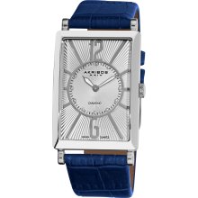 Akribos XXIV Men's Rectangular Stainless Steel Diamond Strap Watch (Men's Swiss Quartz Diamond Strap Watch)