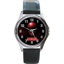 Alienware Unisex Silver-Tone Round Metal Watch 06